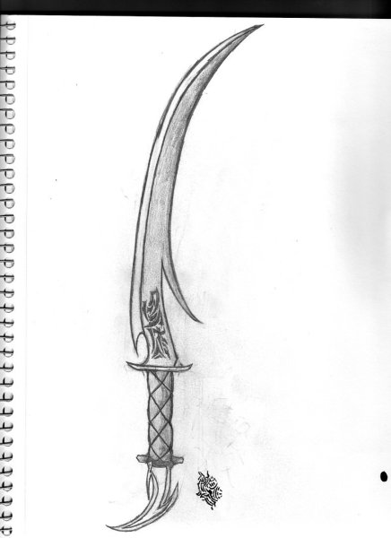 Раскраски оружие мечи