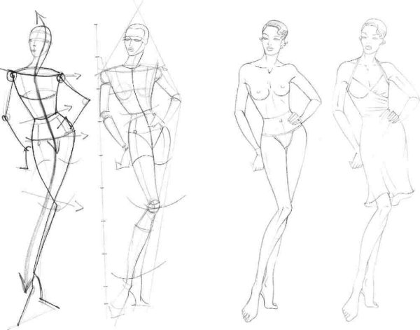 Простые позы для рисования