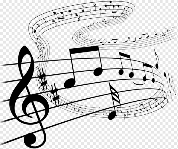 Стилизованный нотный стан