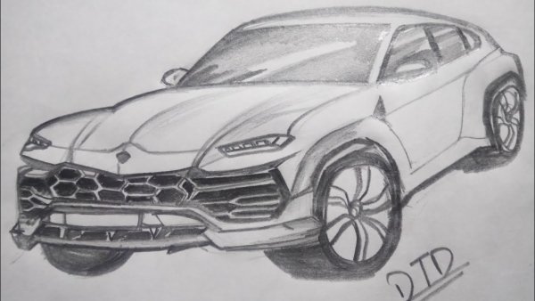 Раскраска Ламборгини Урус