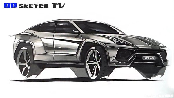 Раскраска Ламборджини Урус