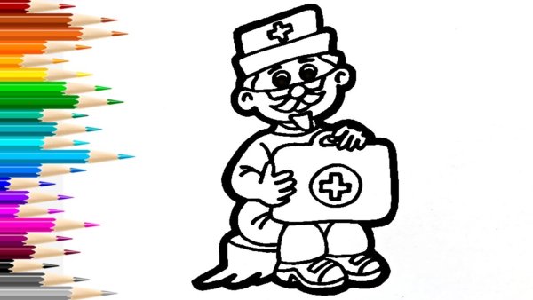 Доктор Айболит рисунок