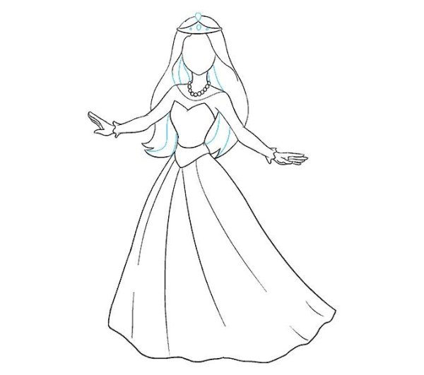 Диснеевские принцессы Наброски