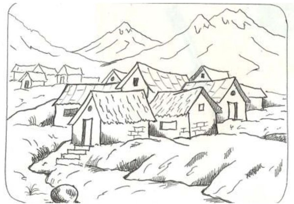 Рисунок села