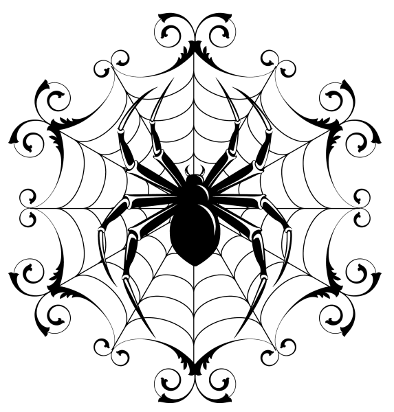 Паутина рисование пошаговое