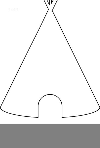 Вигвам раскраска для детей