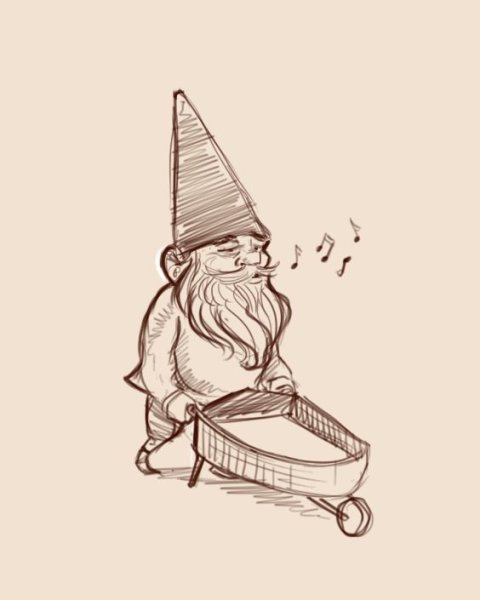 Рисование Гном