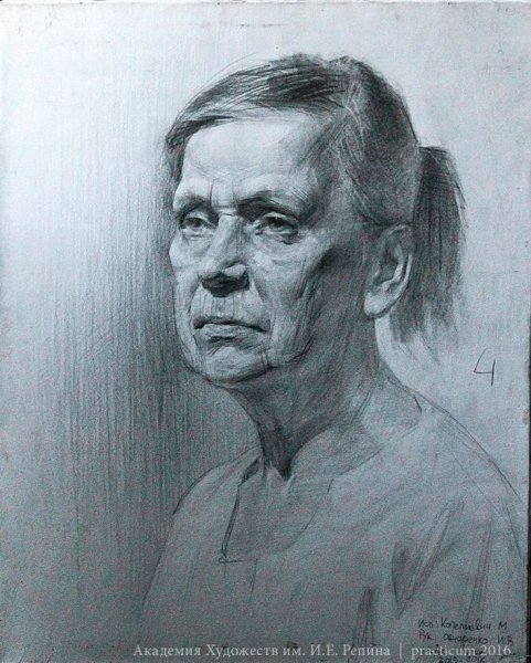 Портрет Званцевой Репина