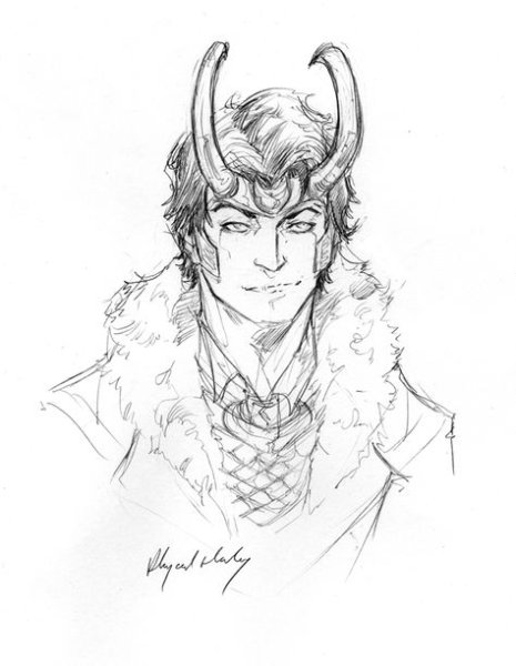 Локи Лафейсон портреты