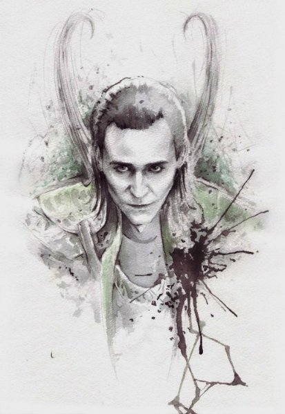 Локи Лафейсон рисунки