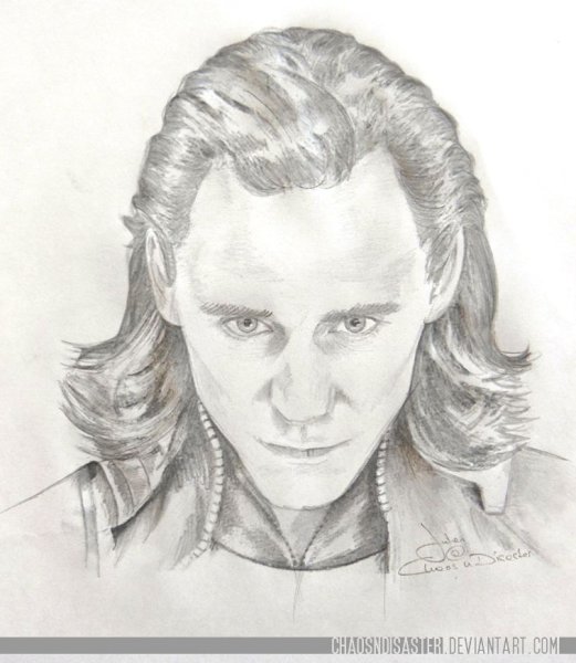 Локи Марвел портрет