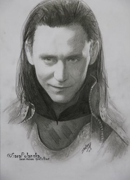 Скетч Локи Лафейсон