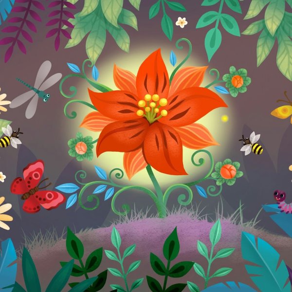 Аленький цветочек рисунок