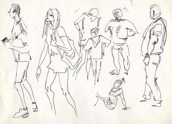 Зарисовки людей