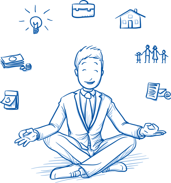 Бизнес рисунок карандашом