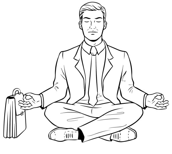 Бизнесмен рисунок