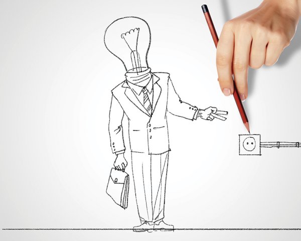 Деловой рисунок карандашом