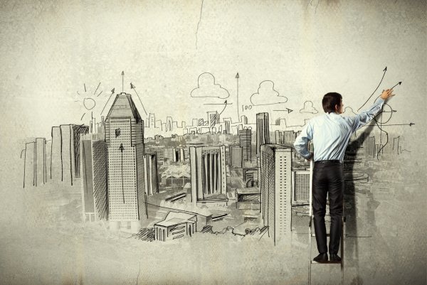 Картинка карандашом бизнесмен