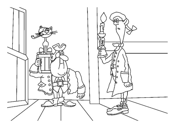 Джим Хокинс остров сокровищ раскраска