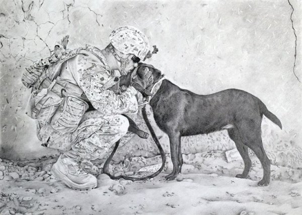 Раскраска пограничник