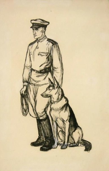 Разукрашку пограничника