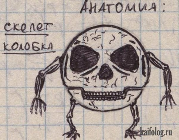 Рисунки в тетради