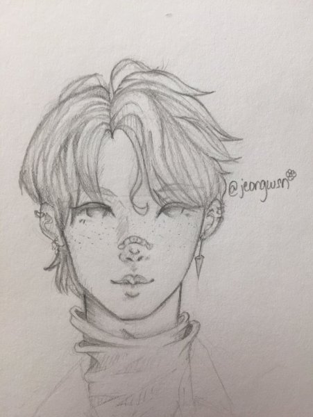 Хёнджин Stray Kids скетч