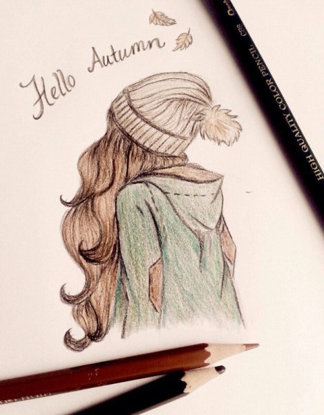 Милые рисунки для скетчбука