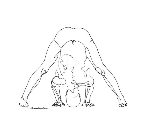 Йогиня рисунок