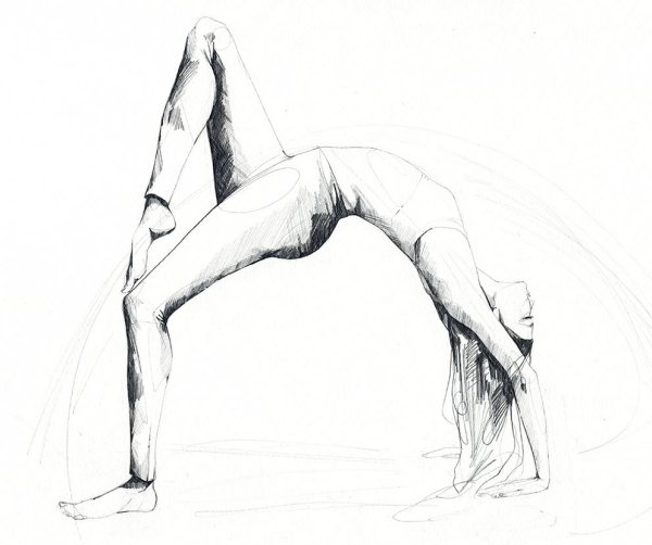Йога эскиз