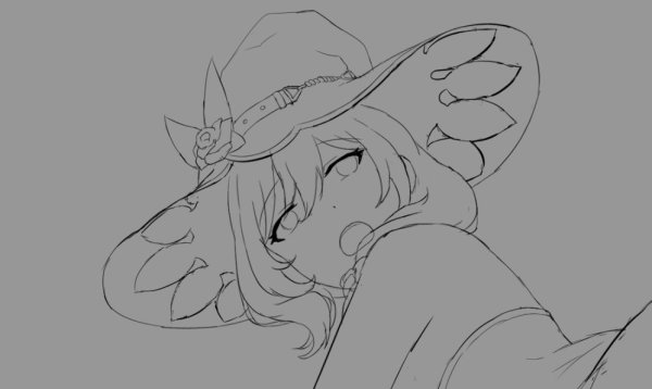 Геншин срисовка легкие