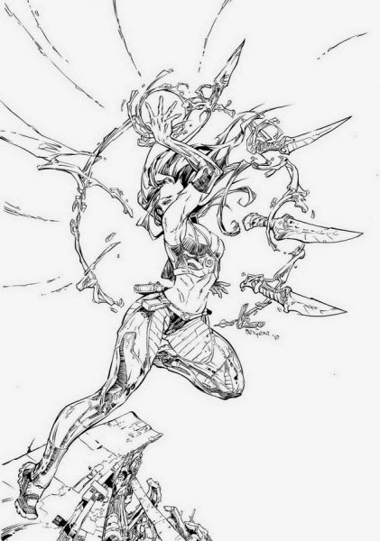 Раскраска Геншин Импакт