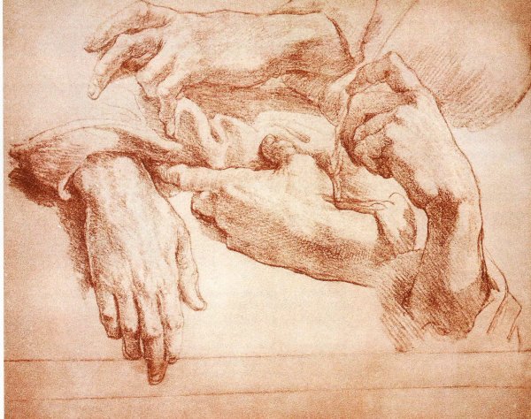 Леонардо да Винчи Наброски портрет