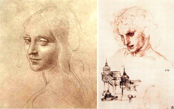 Наброски Леонардо да Винчи