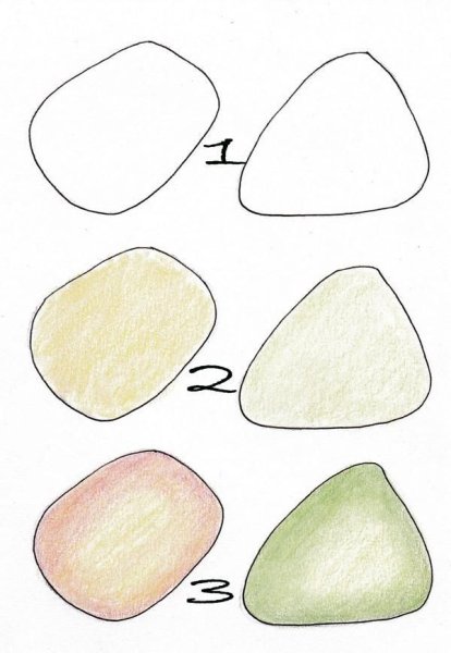 Камешки нарисованные