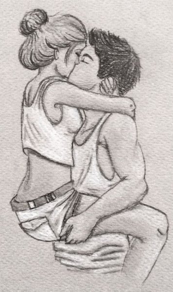 Рисунки карандашом влюбленные пары