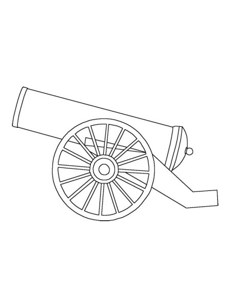 Артиллерист раскраска для детей