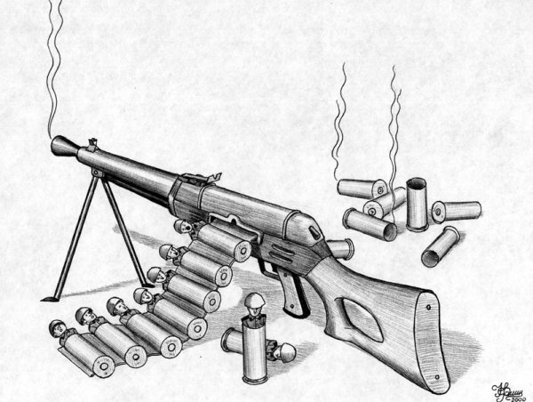 Пушка раскраска для детей