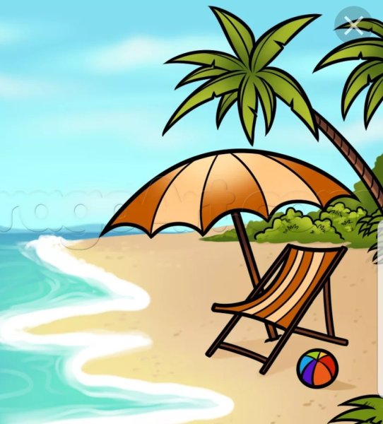 Наброски на пляже