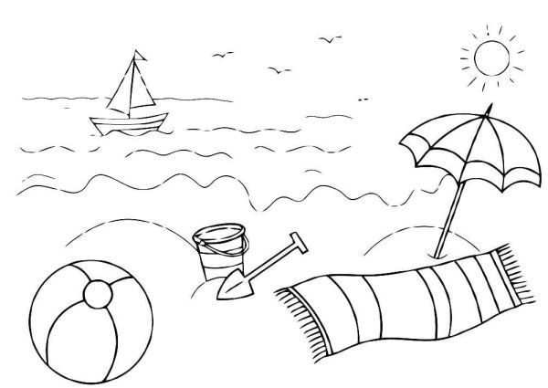 Море рисунок