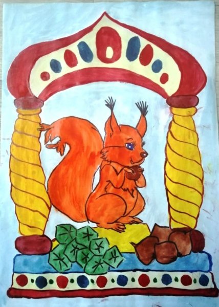 Сказка о царе Салтане белка с орешками