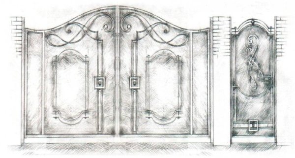 Зарисовки калитки