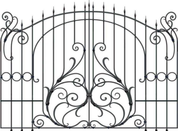 Ажурные кованые заборы