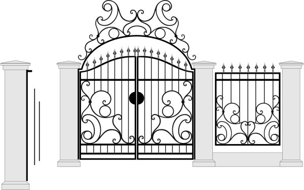 Ворота эскизы