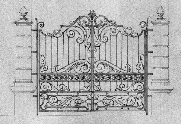 Ворота раскраска