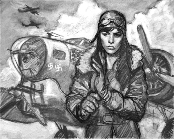 Портрет летчика ВОВ