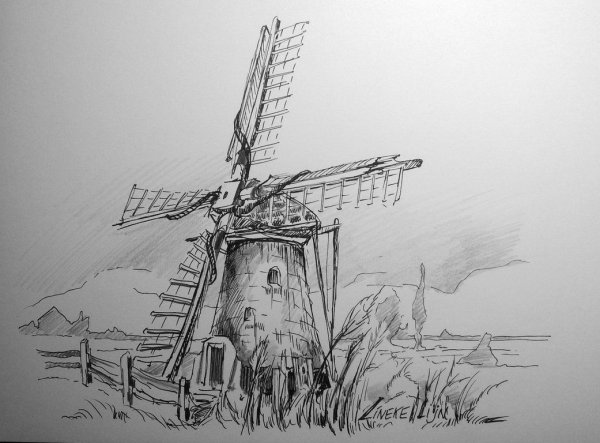 Мельница Графика