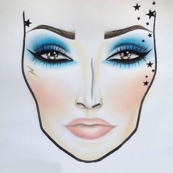 Малефисента карандашом