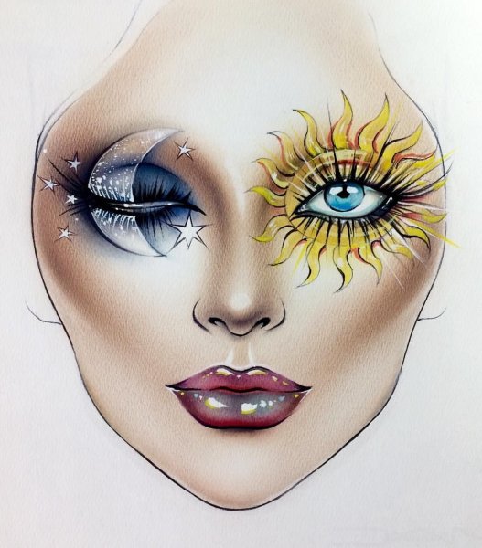 Рисунки для срисовки сложные страшные