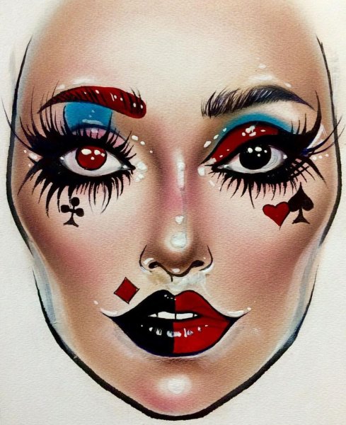 Аквагрим для детей схемы